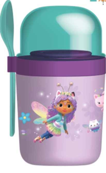 Fun Kids Contenedor Con Cuchara: Dreamworks - Gabbys Doll House 400 Ml