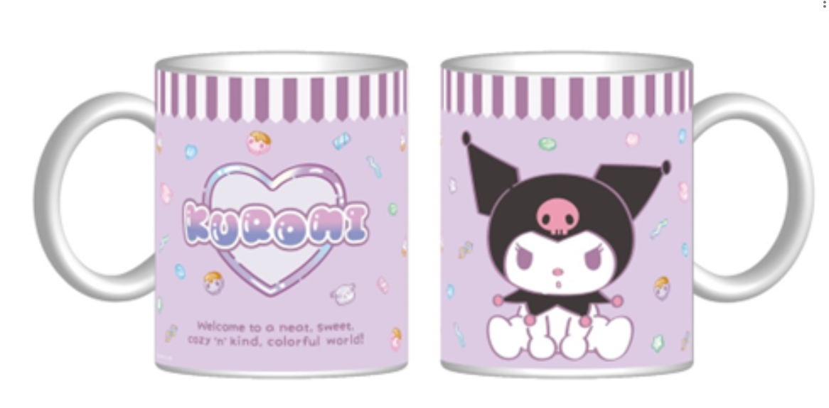 Fun Kids Tarro Con Caja Ventana: Sanrio - Kuromi 480 Ml