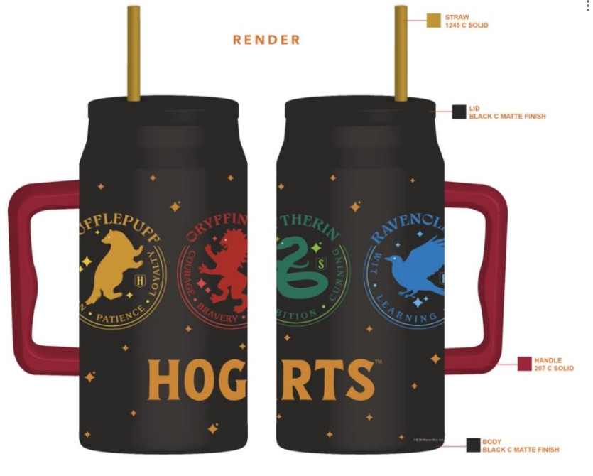 Fun Kids Termo Doble Pared Acero: Harry Potter - Hogwarts 1.5 L