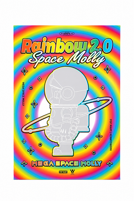 POP MART: MEGA SPACE MOLLY 400% - Rainbow 2.0
