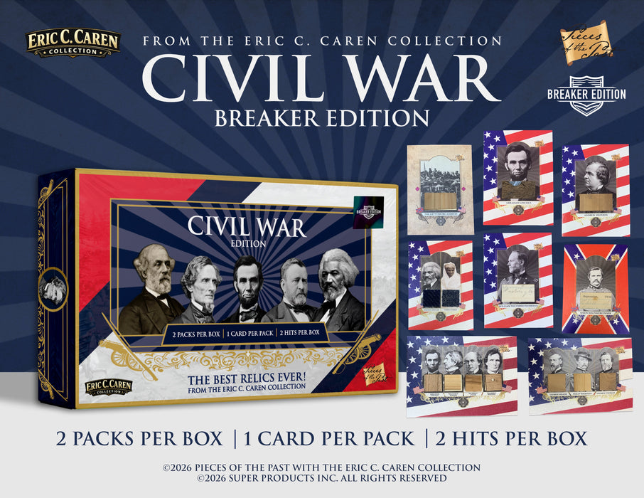 SUPER BREAK: Breaker - 2026 Pieces of the Past Caren's Civil War Breaker Edition Hobby Box
