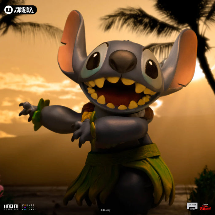 Iron Studios: Lilo y Stitch - Stitch Hula Version Escala de Arte 1/10