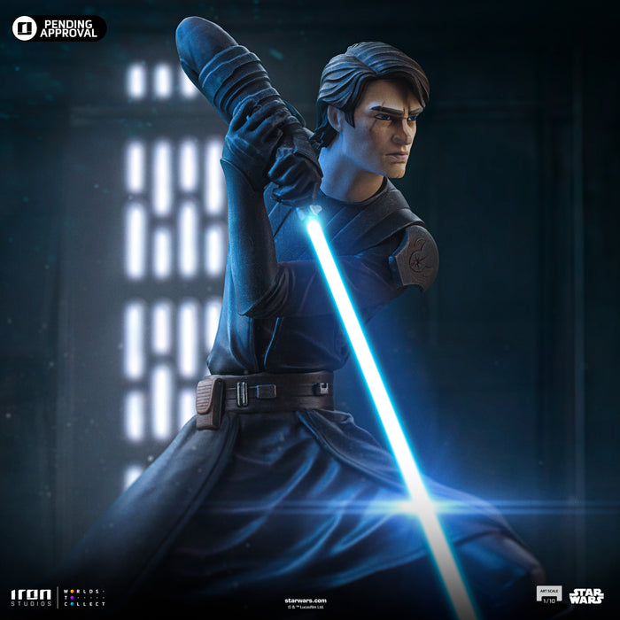 IRON Studios: Star Wars Clone Wars - Anakin Skywalker Escala De Arte 1/10
