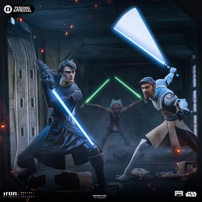 IRON Studios: Star Wars Clone Wars - Anakin Skywalker Escala De Arte 1/10