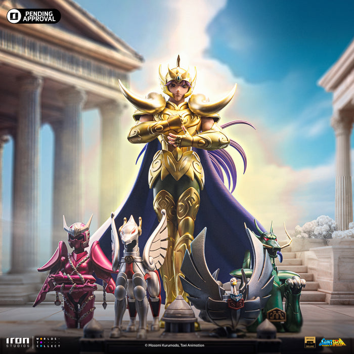 IRON Studios: Saint Seiya - Mu de Aries Deluxe Escala De Arte 1/10