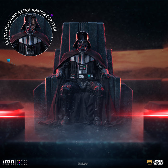 IRON Studios: Star Wars - Darth Vader en Trono Escala De Arte 1/10