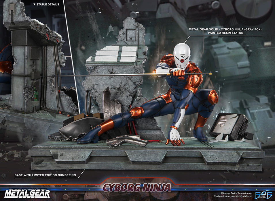 First 4 Figures: Metal Gear Solid - Cyborg Ninja Gray Fox 16 Pulgadas