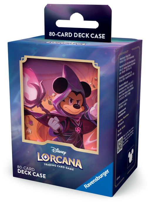 Lorcana: Reign Of Jafar - Deck Box A Mickey Mouse Wayward Sorcerer En Ingles