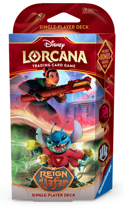 Lorcana: Reign Of Jafar - Starter Deck A Mulan y Stitch En Ingles