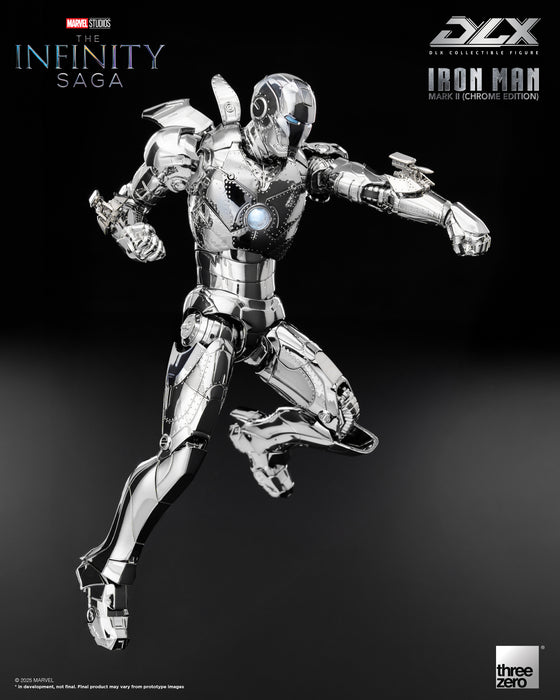 Threezero Dlx Series: Marvel The Infinity Saga - Iron Man Mark 2 Chrome Edition