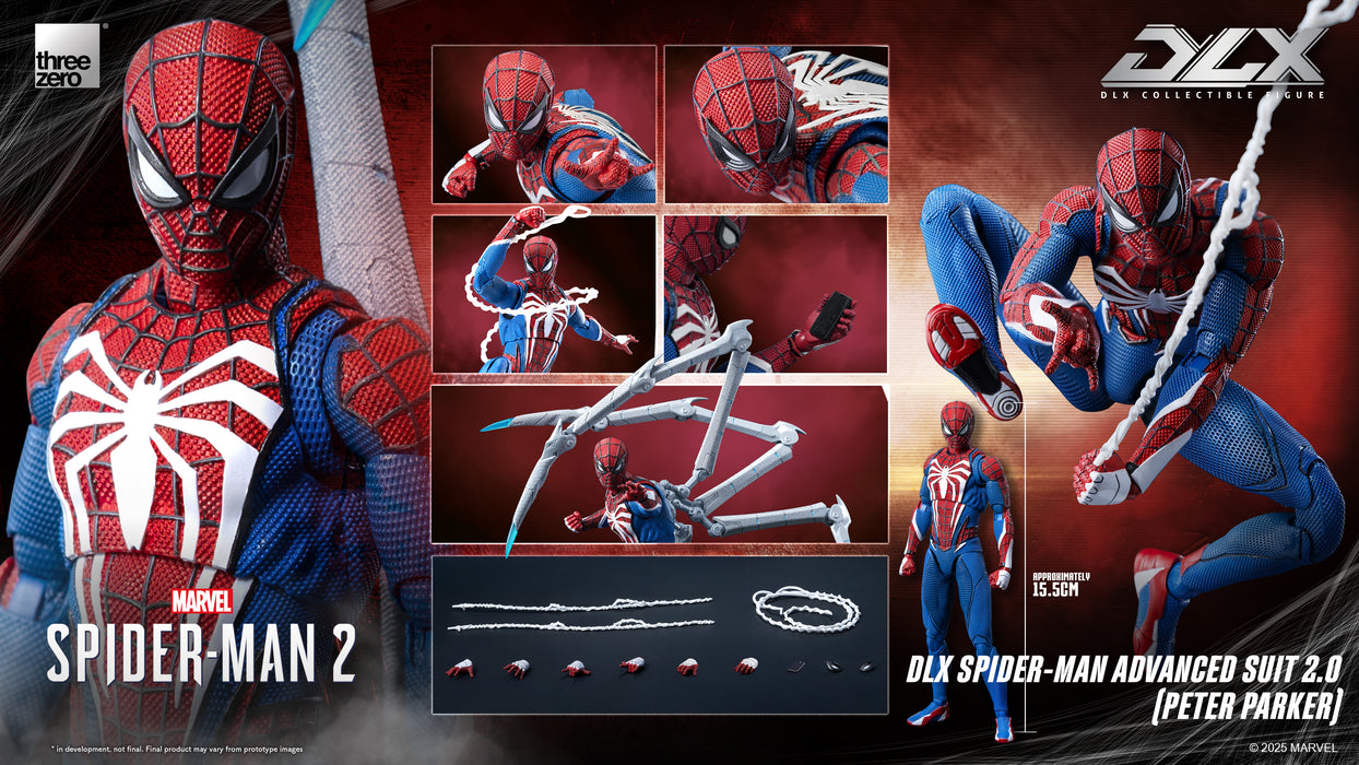 Threezero Dlx Series: Marvel El Hombre Araña 2 - Spider Man 2.0