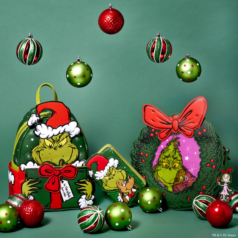 Loungefly X Dr Seuss: El Grinch Santa Cosplay Mini Mochila