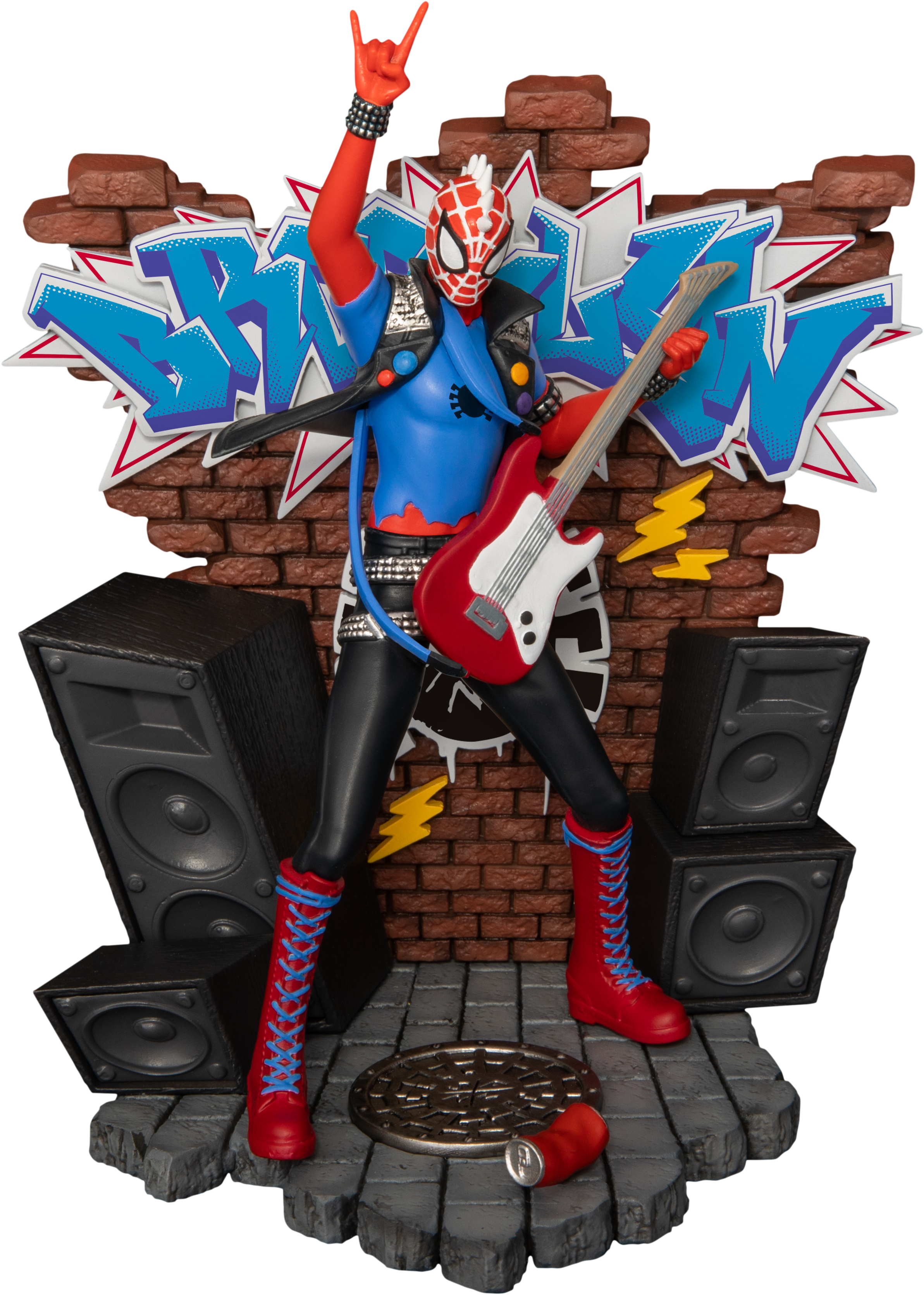 Beast Kingdom Diorama Stage Marvel: Across The Spider Verse - Spider Punk DS-125