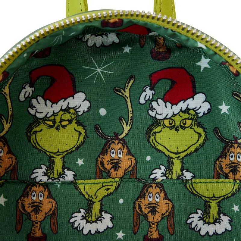 Loungefly X Dr Seuss: El Grinch Santa Cosplay Mini Mochila