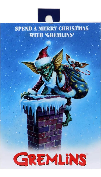 NECA Figura de Acccion Ultimate: Gremlins - Stripe Rayita Santa 7 Pulgadas con Gizmo