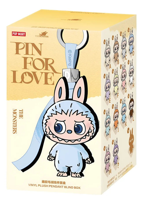 POP MART: Labubu The Monsters Series Pin For Love Vinyl Plush A-M