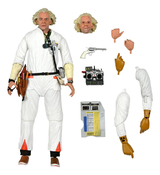 NECA Figura de Accion Ultimate: Volver Al Futuro 1985 - Doc Brown 7 Pulgadas