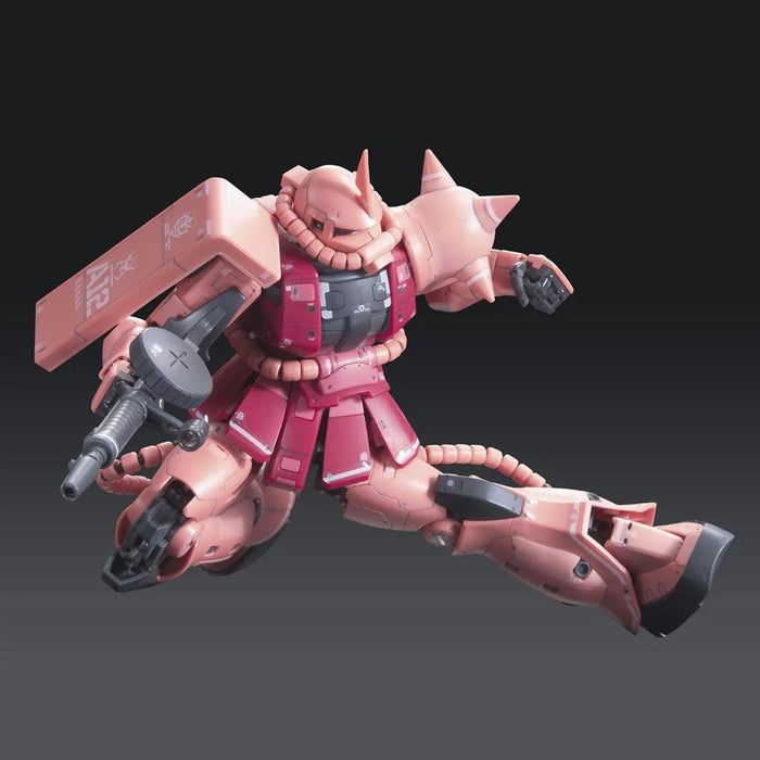 Bandai Hobby Gunpla Model Kit: Mobile Suit Gundam - 2MS06S Chars Zaku II RG Escala 1/144