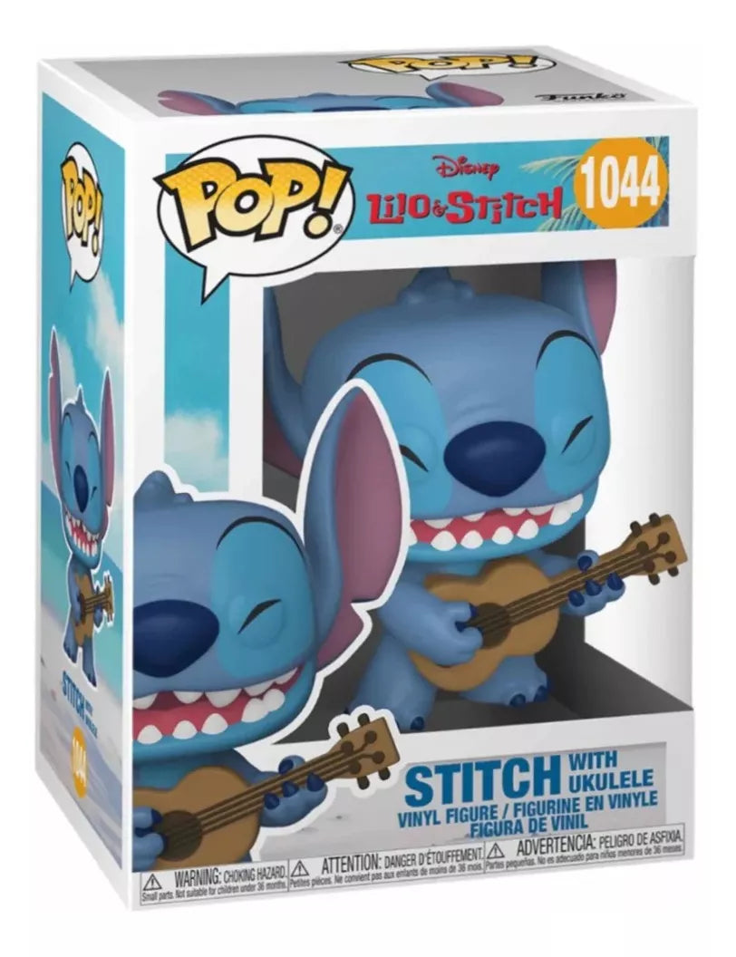 Funko Pop Disney: Lilo y Stitch - Stitch Con Ukelele