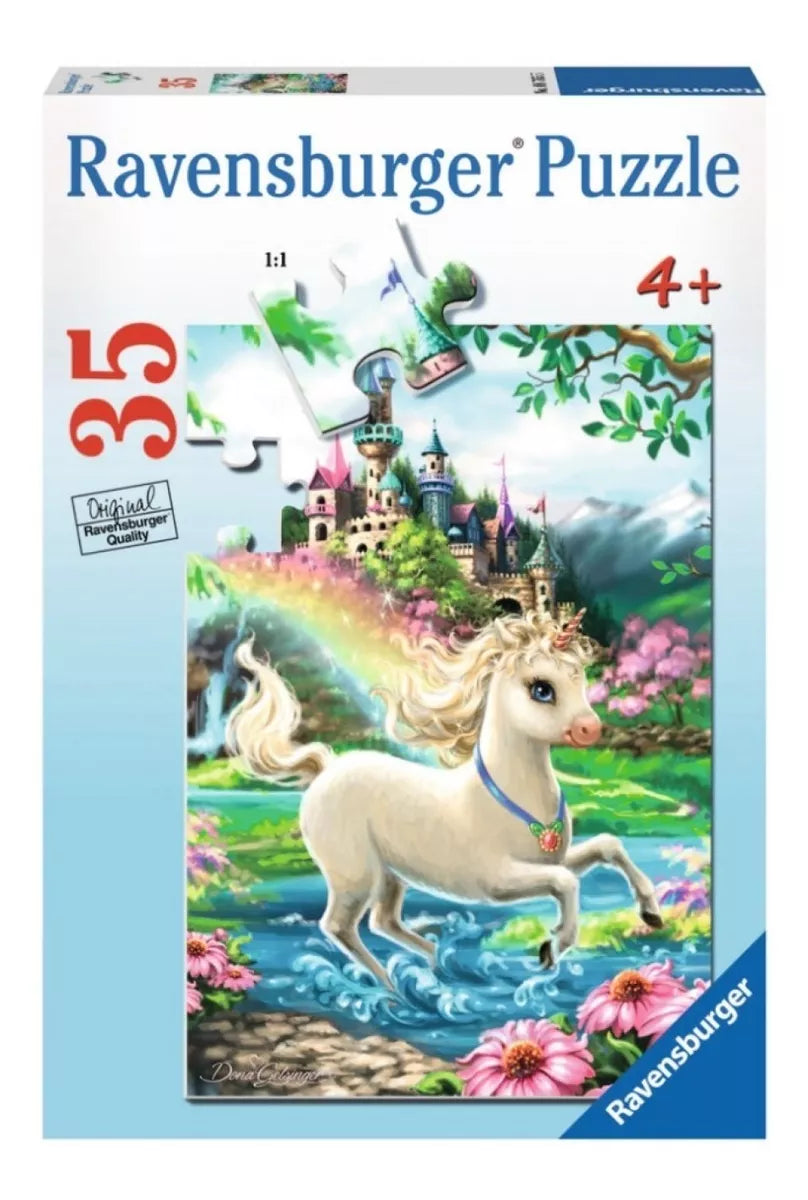 Ravensburger Rompecabezas: Castillo del unicornio 35 piezas