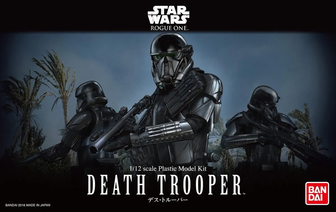 Bandai Hobby Gunpla Model Kit: Star Wars - Death Trooper Escala 1/12 Kit de Plastico