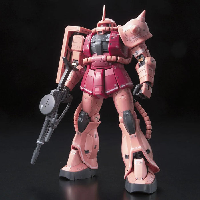 Bandai Hobby Gunpla Model Kit: Mobile Suit Gundam - 2MS06S Chars Zaku II RG Escala 1/144