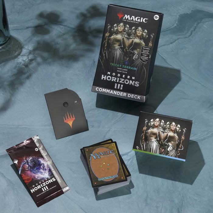 Magic The Gathering: Modern Horizons 3 - Commander Deck 2 Tricky Terrain (Green/Blue) En Ingles