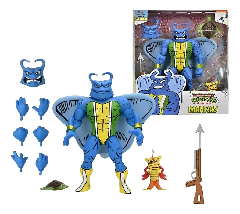 NECA Figura de Accion: TMNT Tortugas Ninja Archie Comics - Man Ray 7 Pulgadas