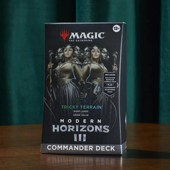 Magic The Gathering: Modern Horizons 3 - Commander Deck 2 Tricky Terrain (Green/Blue) En Ingles