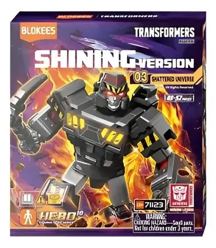 Blokees Transformers Shining Series: 03 Shattered Universe Unitario Sorpresa 71123
