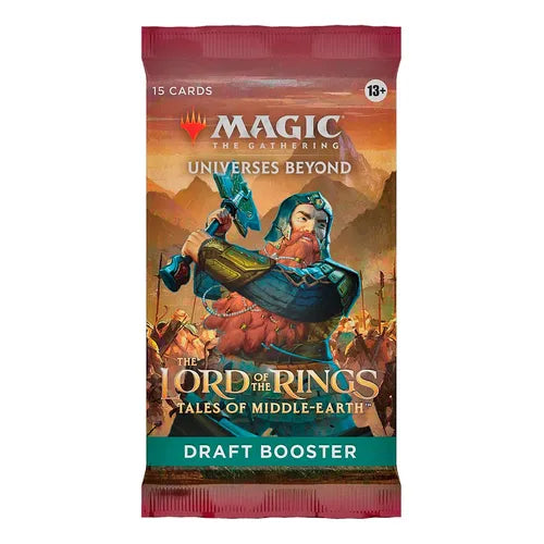 Magic The Gathering: Lord of the Rings Tales of Middle Earth - Draft Booster Sleeve En Ingles