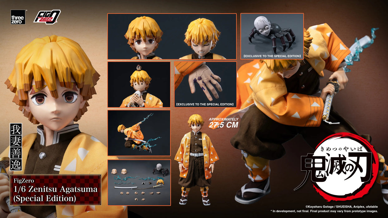 Threezero Figzero: Demon Slayer - Zenitsu Agatsuma Escala 1/6