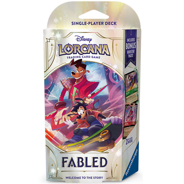 Lorcana: Fabled - Starter Deck A Max Goof y Powerline En Ingles
