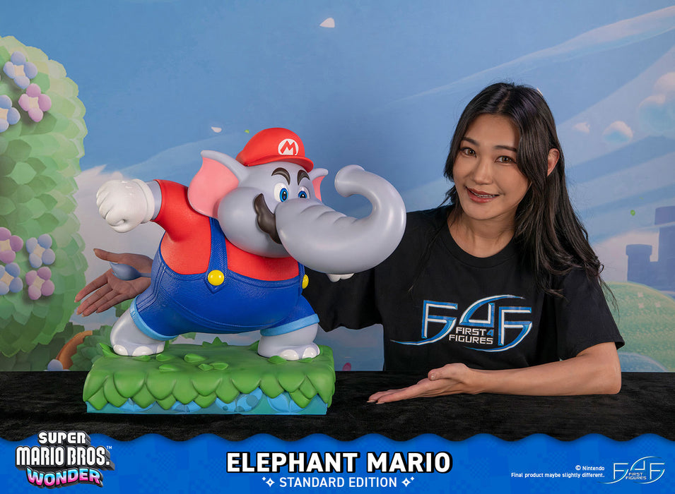 First 4 Figures: Super Mario Bros Wonder - Elefante Mario Estandar 16 Pulgadas