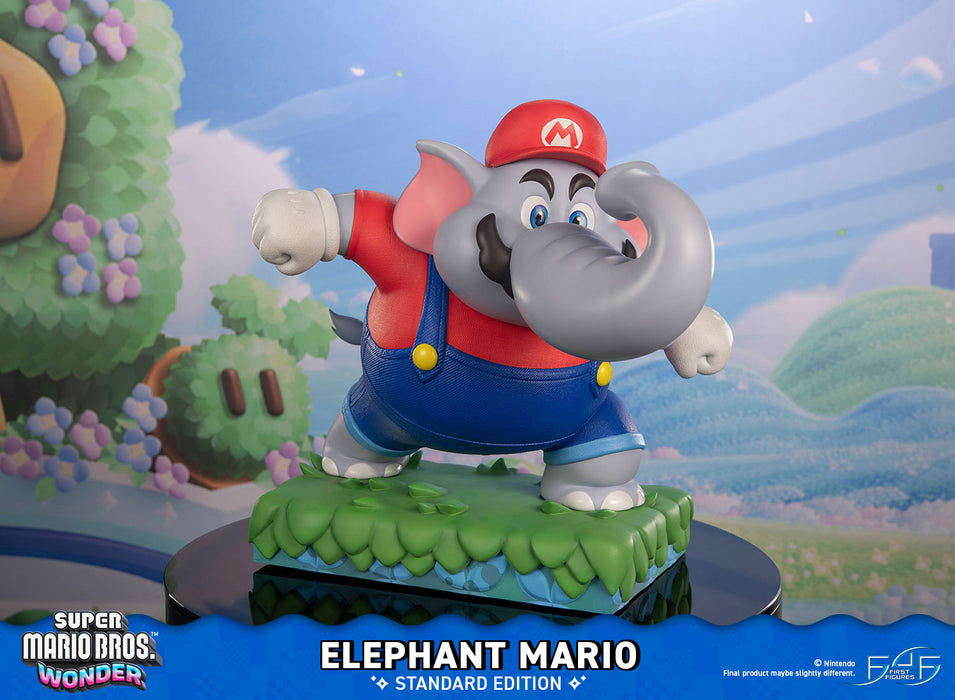 First 4 Figures: Super Mario Bros Wonder - Elefante Mario Estandar 16 Pulgadas