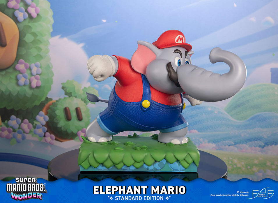 First 4 Figures: Super Mario Bros Wonder - Elefante Mario Estandar 16 Pulgadas