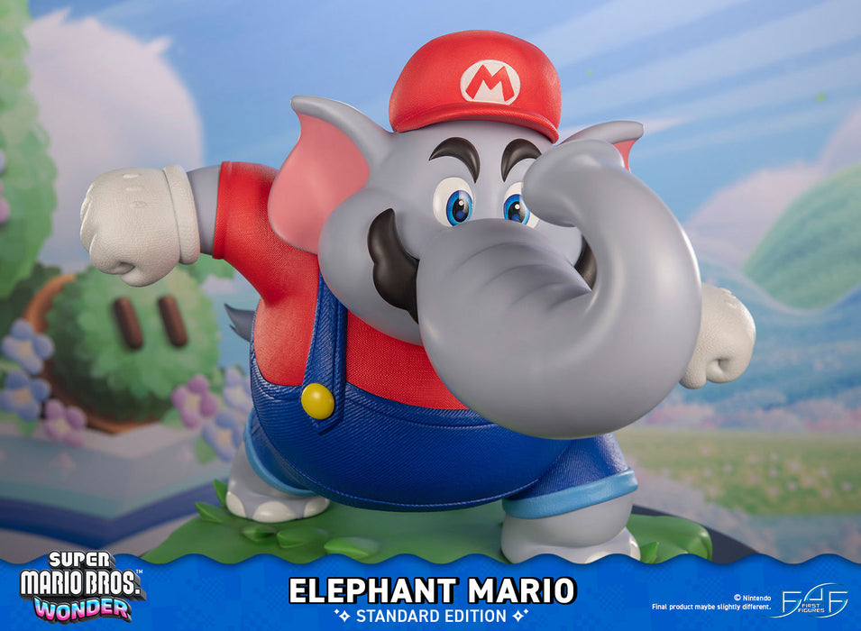 First 4 Figures: Super Mario Bros Wonder - Elefante Mario Estandar 16 Pulgadas