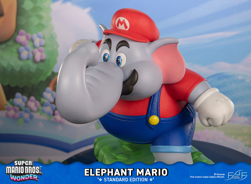 First 4 Figures: Super Mario Bros Wonder - Elefante Mario Estandar 16 Pulgadas