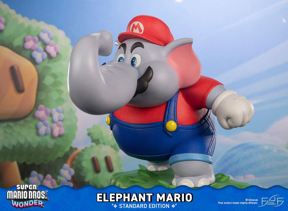 First 4 Figures: Super Mario Bros Wonder - Elefante Mario Estandar 16 Pulgadas
