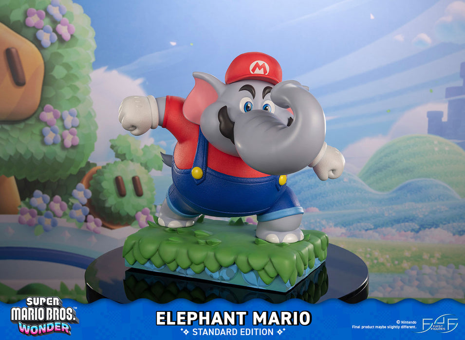 First 4 Figures: Super Mario Bros Wonder - Elefante Mario Estandar 16 Pulgadas
