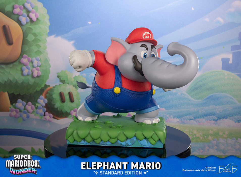 First 4 Figures: Super Mario Bros Wonder - Elefante Mario Estandar 16 Pulgadas