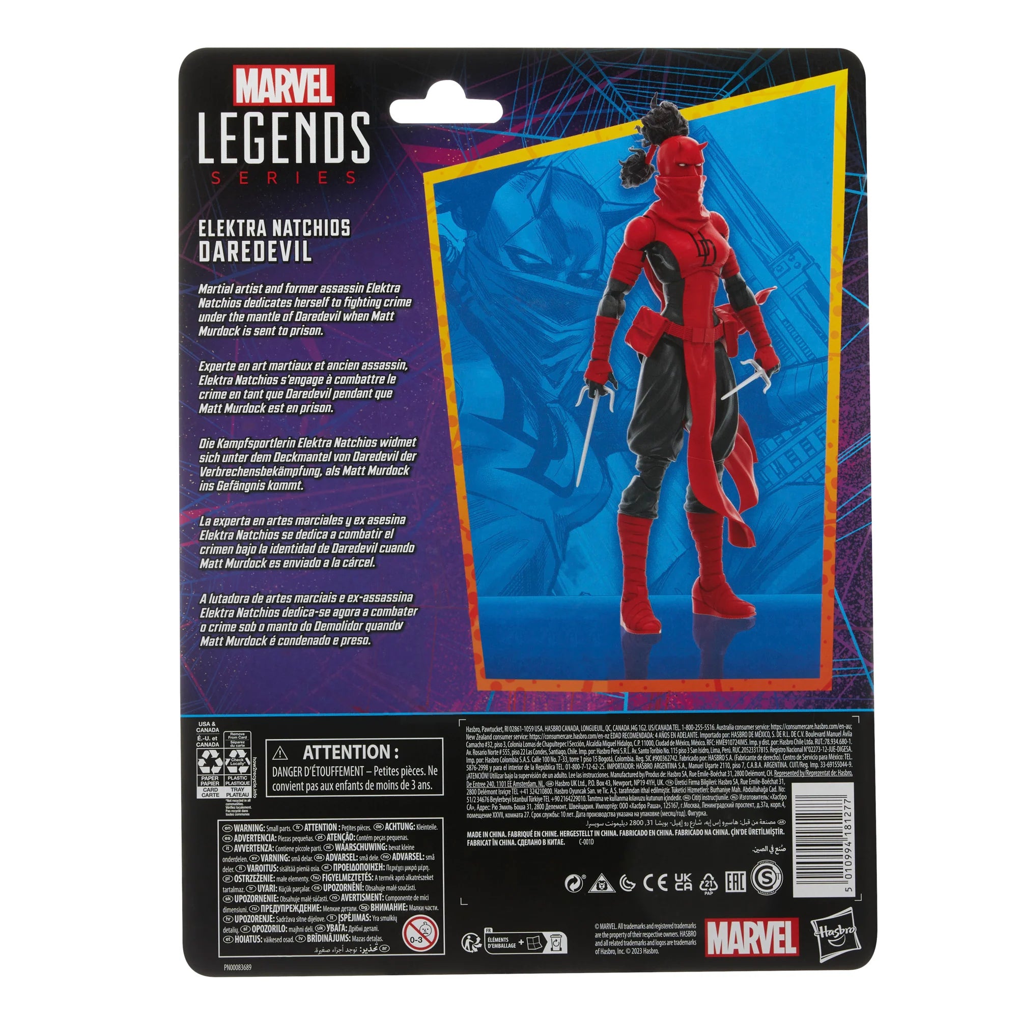 Marvel Legends Classic: Spiderman - Elektra Natchios Daredevil