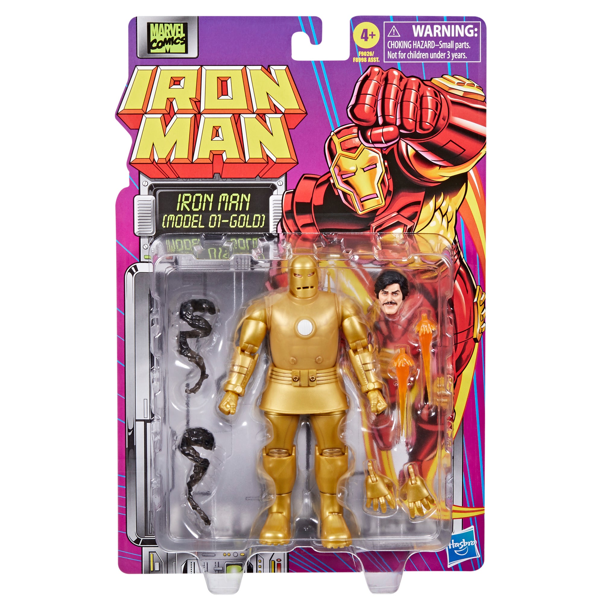 Marvel Legends Classic: Iron Man - Iron Man Modelo 01 Gold
