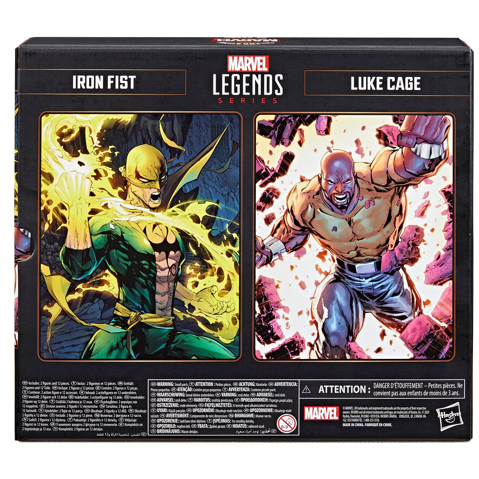 Marvel Legends 85 Aniversario: Comics Los Nuevos Vengadores - Iron Fist Y Luke Cage 2 Pack