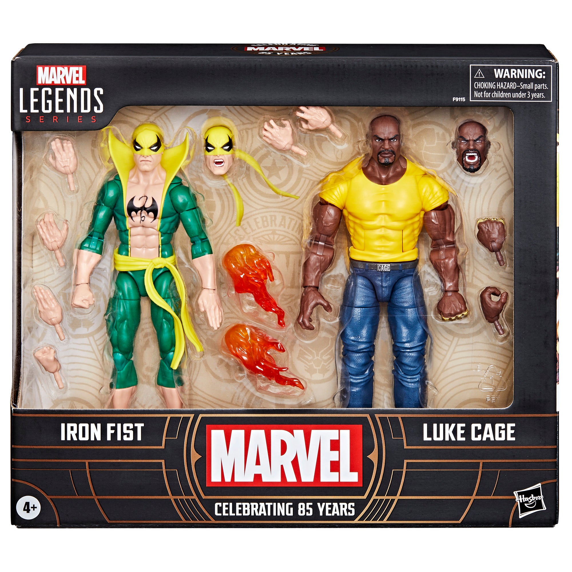 Marvel Legends 85 Aniversario: Comics Los Nuevos Vengadores - Iron Fist Y Luke Cage 2 Pack