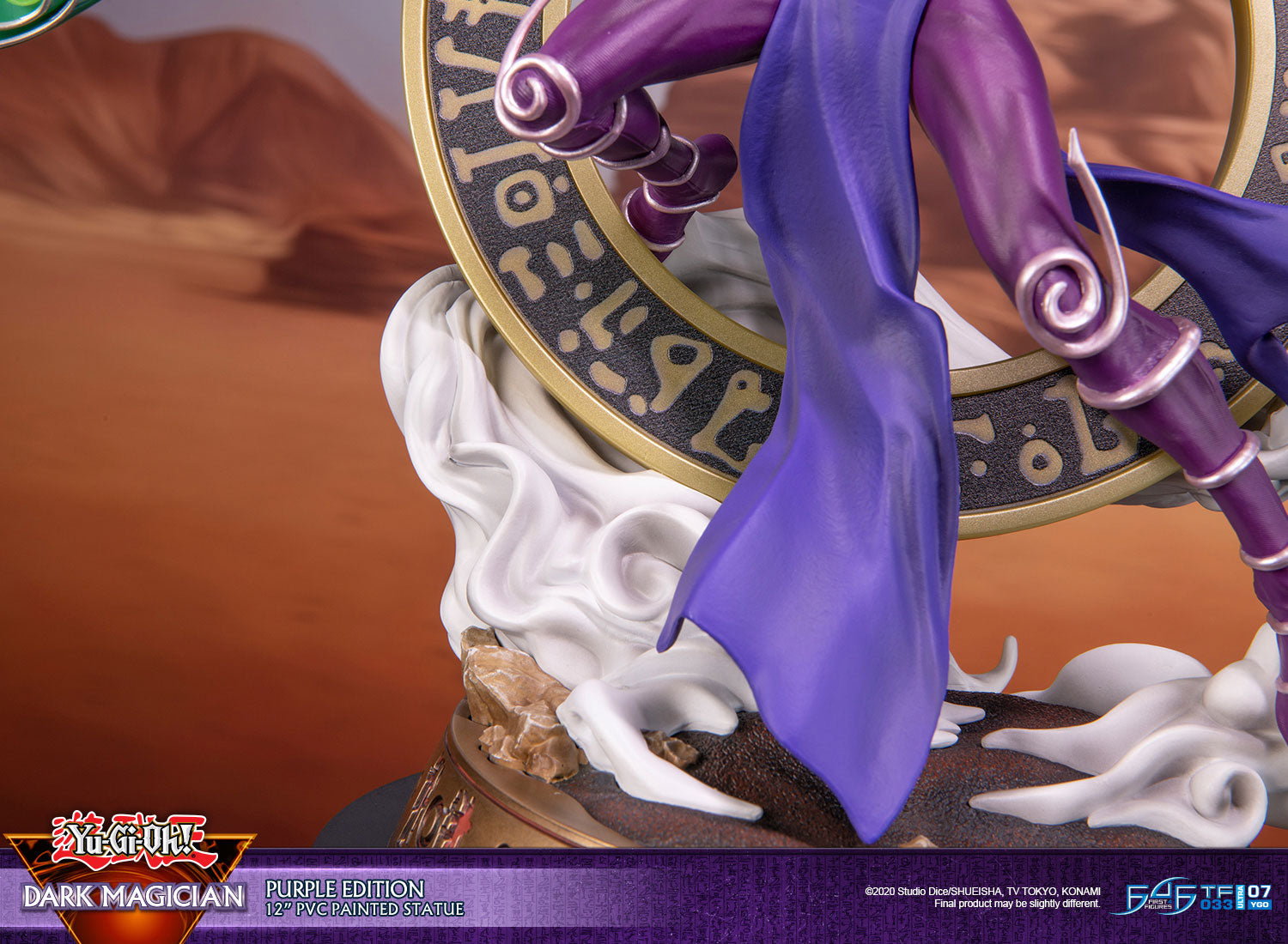 First 4 Figures Yu Gi Oh: Mago Oscuro Edicion Purpura Estandar 12 Pulgadas