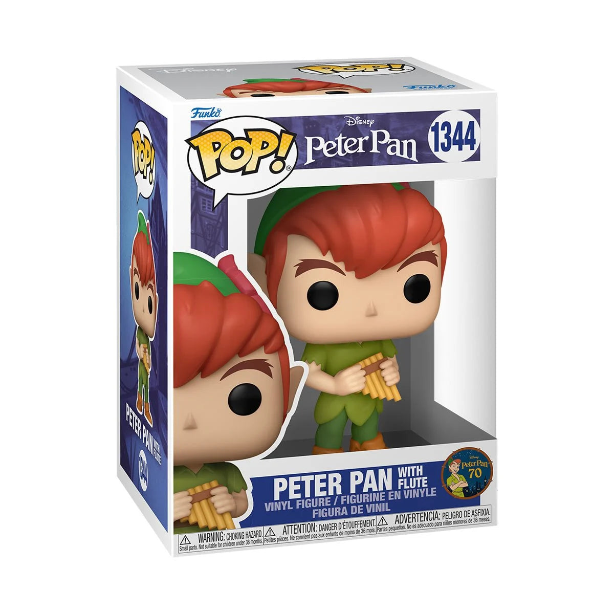 Funko Pop Disney: Peter Pan 70 Aniversario - Peter Con Flauta