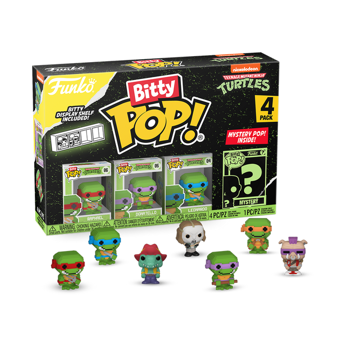 Funko Bitty Pop: TMNT Tortugas Ninja - 8Bit 4 Pack
