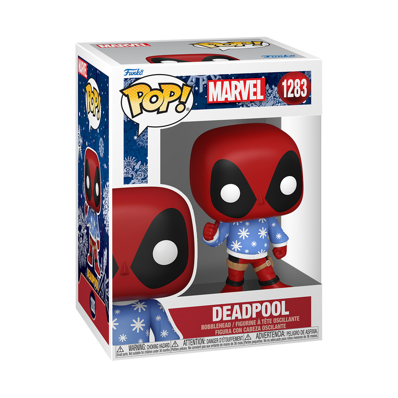Funko Pop Marvel: Holiday - Deadpool Con Sueter De Navidad