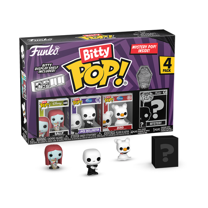 Funko Bitty Pop: Mundo De Jack - Sally 4 Pack